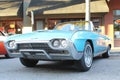 The old Ford Thunderbird Car at the car show Royalty Free Stock Photo