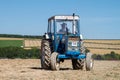 Old ford 4000 tractor ploughing