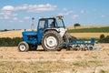 Old ford 4000 tractor ploughing