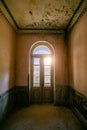 Old forgotten abandoned house interior