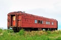 Old forgotten railcar Royalty Free Stock Photo