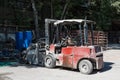 Old forklift truck Royalty Free Stock Photo