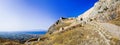 Old fort in Corinth, Greece Royalty Free Stock Photo
