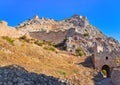 Old fort in Corinth, Greece Royalty Free Stock Photo