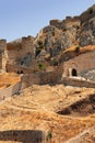 Old fort in Corinth, Greece Royalty Free Stock Photo