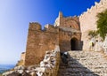 Old fort in Corinth, Greece Royalty Free Stock Photo