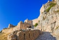 Old fort in Corinth, Greece Royalty Free Stock Photo