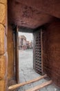 Old Fort Entrance with Rusty Gate Royalty Free Stock Photo