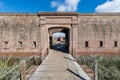 Old Fort Jackson entrance Royalty Free Stock Photo