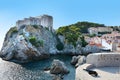 Old fort Lovrijenac in Dubrovnik,