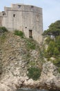 OLD-FORT LOVRIJENAC IN DUBROVNIK Royalty Free Stock Photo