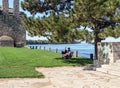 Old Fort Niagara - historical event. Royalty Free Stock Photo