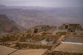 Old fortification of Fortress Masada, Israel Royalty Free Stock Photo