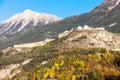 old fortification town Briancon in France