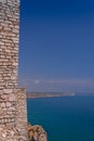 OLD FORTIFICATION WALL BESIDE THE BLACK SEA