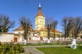 Old fortified Church in Cristian, Brasov,Romania Royalty Free Stock Photo