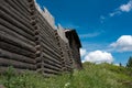 Old fortified settlement, wooden old wall