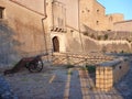 Old fortress aboce finalborgo village in italy