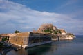 Old fortress of Kerkira town Royalty Free Stock Photo
