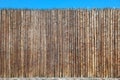 Old fortress log palisade Royalty Free Stock Photo