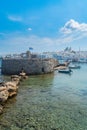 Old fortress in Naoussa, Paros island Royalty Free Stock Photo