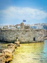 Old fortress in Naoussa, Paros island Royalty Free Stock Photo