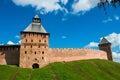 Old fortress in Novgorod in Russia Royalty Free Stock Photo