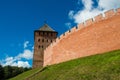 Old fortress in Novgorod in Russia Royalty Free Stock Photo