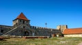 Old fortress on the river Dniester in town Bender, Transnistria. City within the borders of Moldova under of the control unrecogni