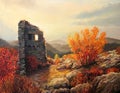 Old Fortress Ruins Royalty Free Stock Photo