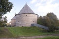 Old fortress, stone walls of the castle, historical building Royalty Free Stock Photo