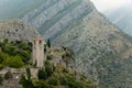 Old fortress town in the mountains