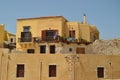 Old Fortress Turned Into Precious Houses In The Port Of Chania. History Architecture Travel. Royalty Free Stock Photo