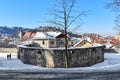 Old fortress in winter, Brasov Old town