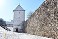 Old fortress in winter, Brasov Old town
