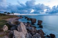 Old forts after sunset