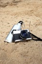 Old foto camera Royalty Free Stock Photo