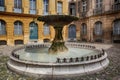 Old Fountain in Aix-en-Provence, France Royalty Free Stock Photo