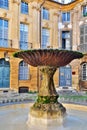 Old fountain in Aix-en-Provence, France