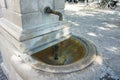 Old fountain in the city for drinking water Royalty Free Stock Photo