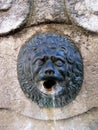 Old fountain detail. Tuscany. Royalty Free Stock Photo