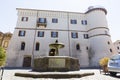 Old fountain and house from San Rocco square