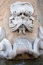 Old fountain on street in city Florence Royalty Free Stock Photo