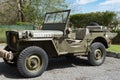 Old four wheels drive military vehicle