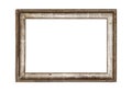 Old frame on white. Royalty Free Stock Photo