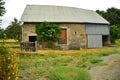 An old French barn in the lower Normandy region, Manche, France