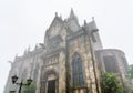 Old French Church at Ba Na Hills in Vietnam