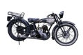 Old French motorbike Royalty Free Stock Photo