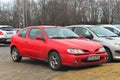 Old French Renault Megane coupe car parked Royalty Free Stock Photo