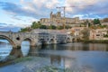 Old French town skyline and Saint-Nazaire Cathedral in Beziers, France Royalty Free Stock Photo